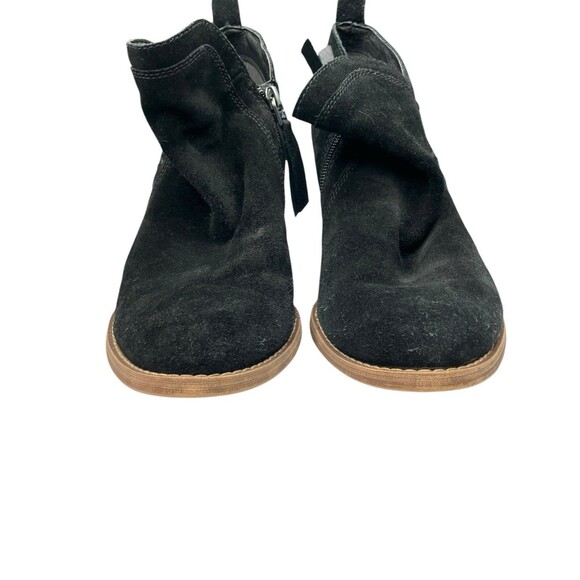 Sam Edelman Shoes Womens Size 9 Black Suede Side Zip‎ Ankle Booties Comfy - Picture 10 of 15